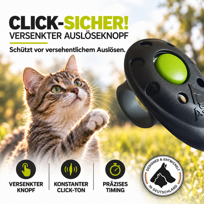 Finger Clicker für Hunde & Katzen mit abnehmbarem Fingerring | ASCO