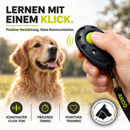 ClickStick für Hunde & Katzen – Target Stick mit abnehmbarem Clicker | ASCO