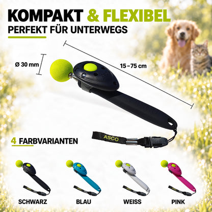 ClickStick für Hunde & Katzen – Target Stick mit abnehmbarem Clicker | ASCO