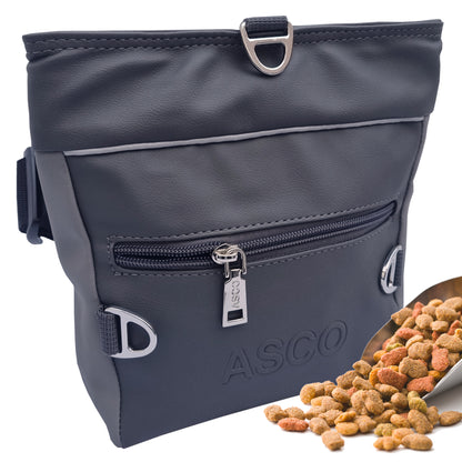 ASCO Leckerlitasche für Hunde mit Einhand-Schnappverschluss