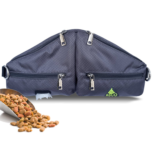 ASCO Leckerlibeutel Duo für Hunde mit 2 Leckerlitaschen