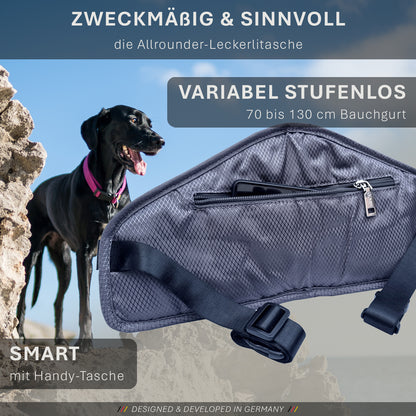 ASCO Leckerlibeutel Duo für Hunde mit 2 Leckerlitaschen