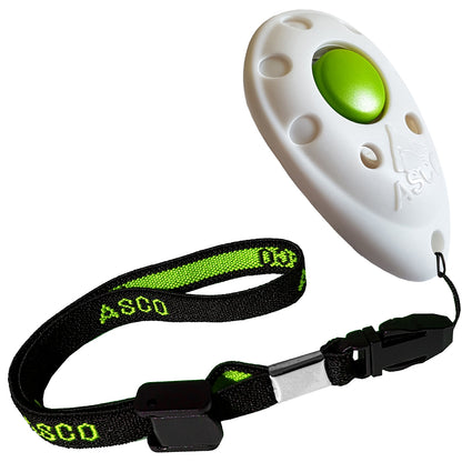 Premium Clicker für Hunde & Katzen mit elastischer Handschlaufe | ASCO