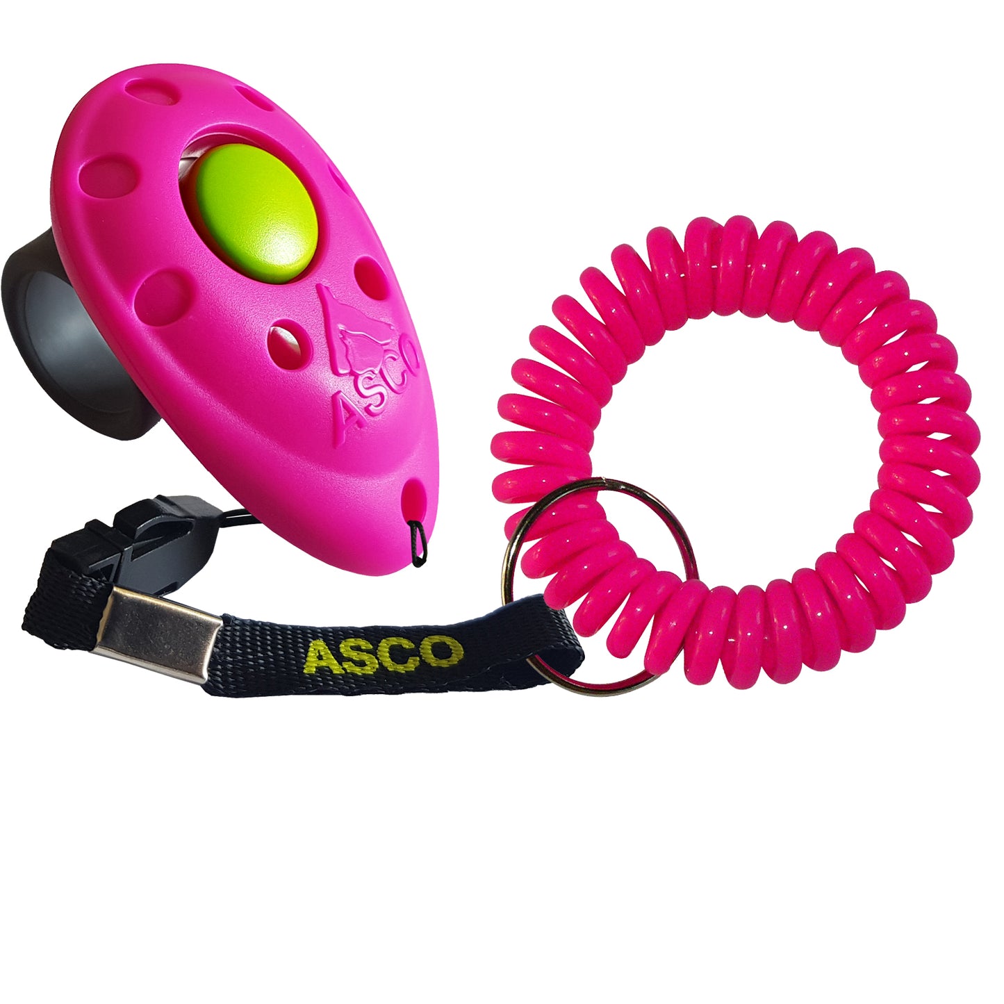 Finger Clicker mit Spiralarmband für Hunde & Katzen | ASCO