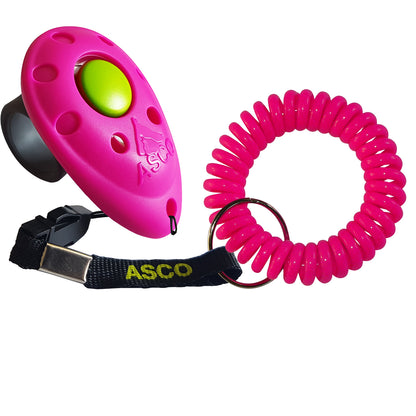 Finger Clicker mit Spiralarmband für Hunde & Katzen | ASCO