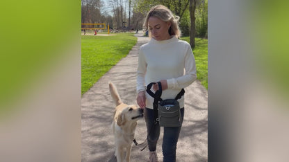 ASCO Leckerlitasche für Hunde mit Einhand-Schnappverschluss
