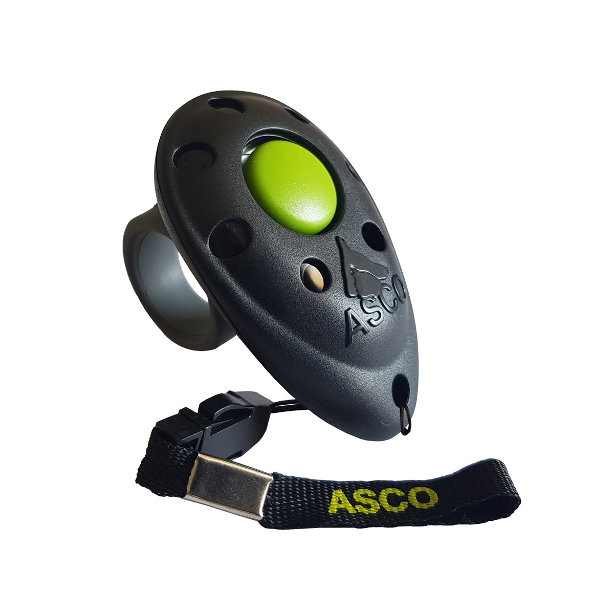 ASCO Premium Clicker, Finger Klicker für Hunde Katzen Clickertraining